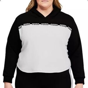 PUMA‼️Plus Size Amplified Cropped Hoodie 3X